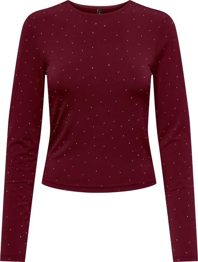 Only Shirt met lange mouwen ONLZITA L S O-NECK TOP BF JRS