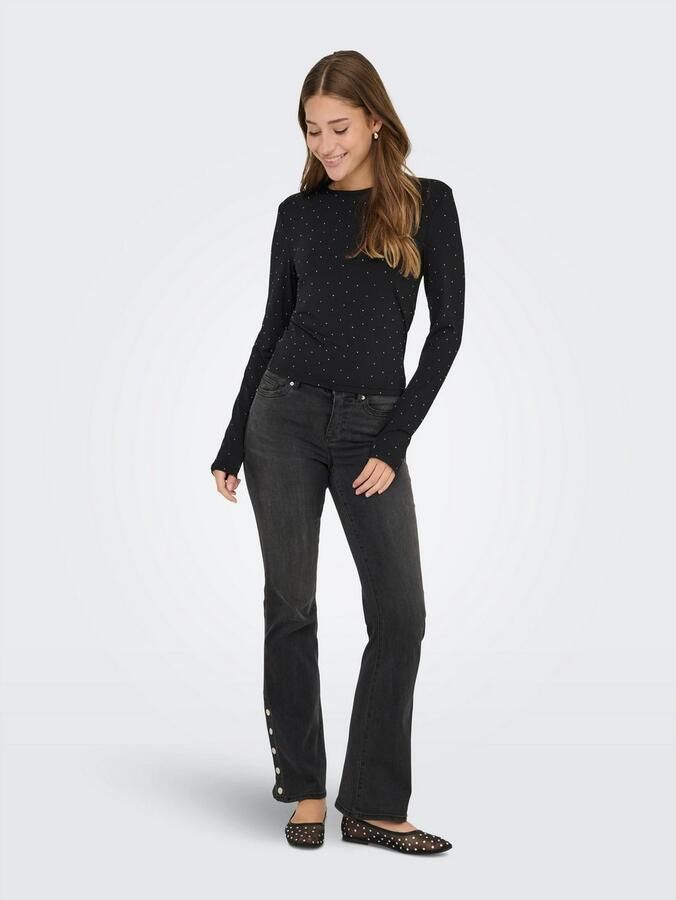 Only Shirt met lange mouwen ONLZITA L S O-NECK TOP BF JRS - Foto 3