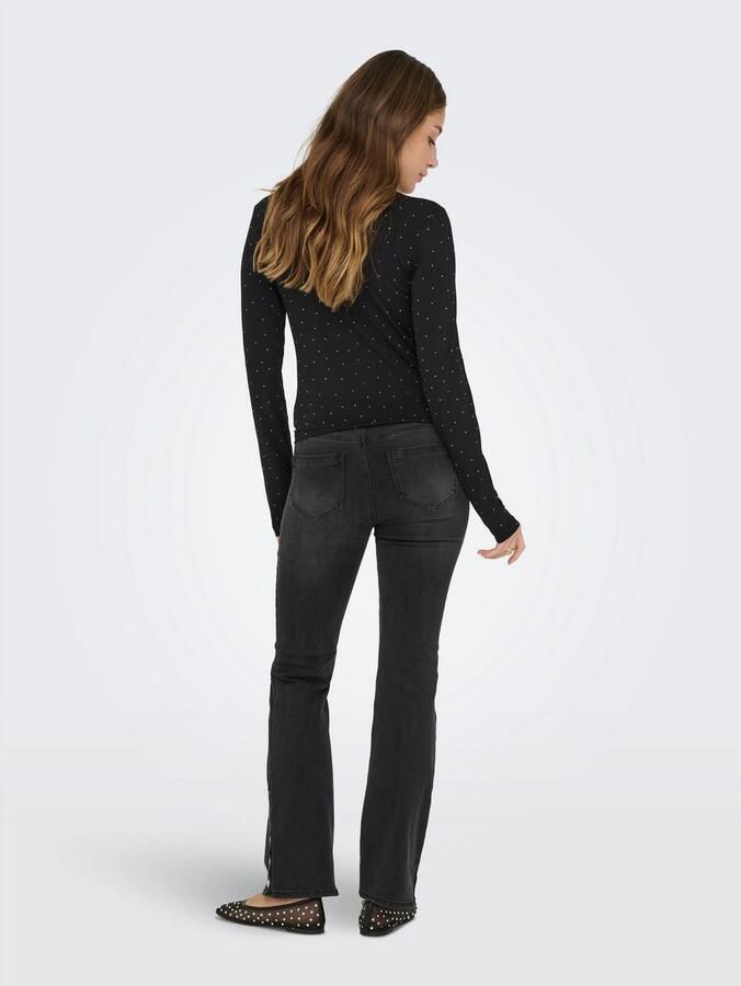 Only Shirt met lange mouwen ONLZITA L S O-NECK TOP BF JRS - Foto 4