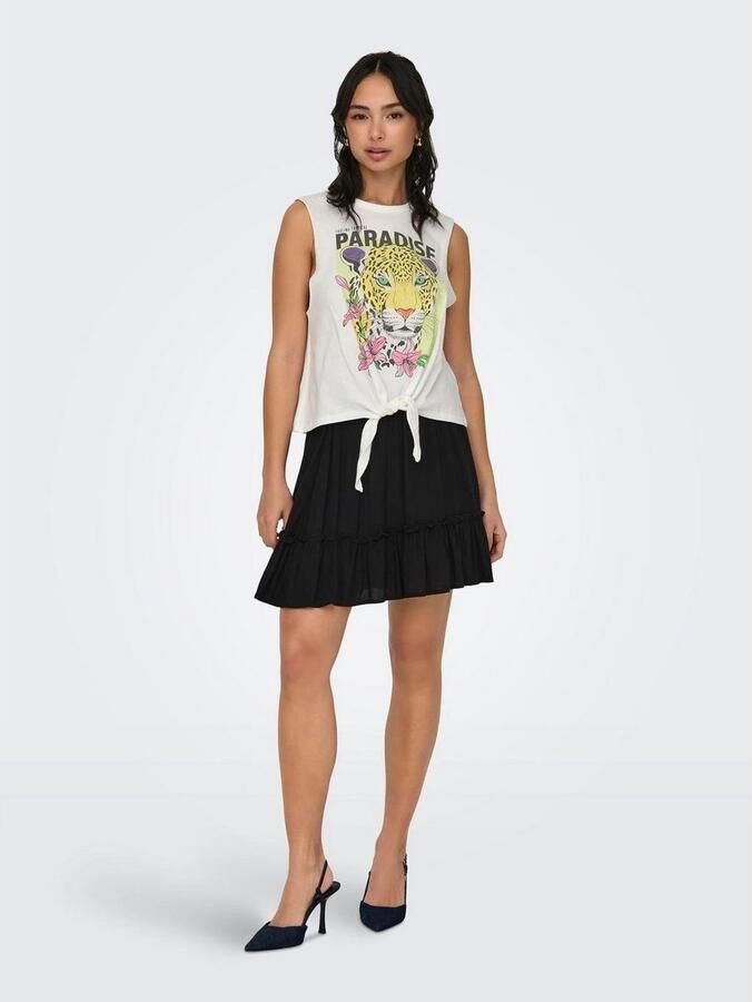 Only Shirt met ronde hals ONLLUCY LIFE S L KNOT EAGLE TOP BOX JRS - Foto 2