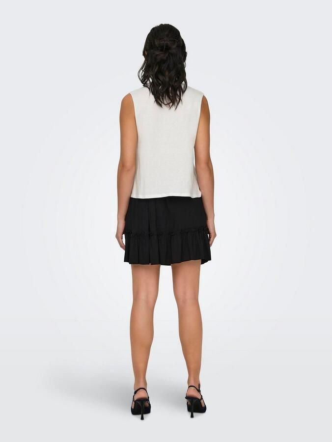 Only Shirt met ronde hals ONLLUCY LIFE S L KNOT EAGLE TOP BOX JRS - Foto 3