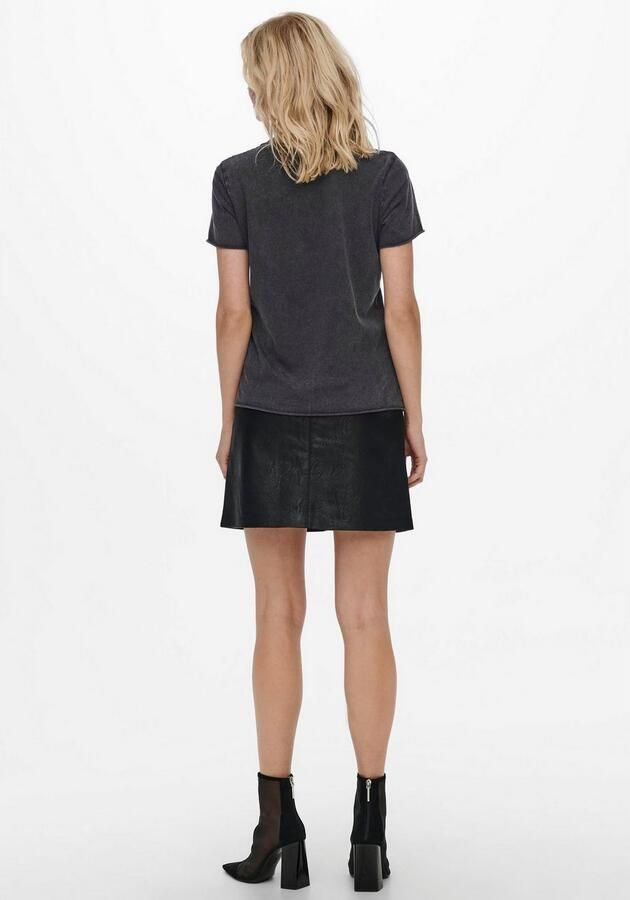 Only Shirt met ronde hals ONLLUCY REG S S TOP JRS NOOS - Foto 4