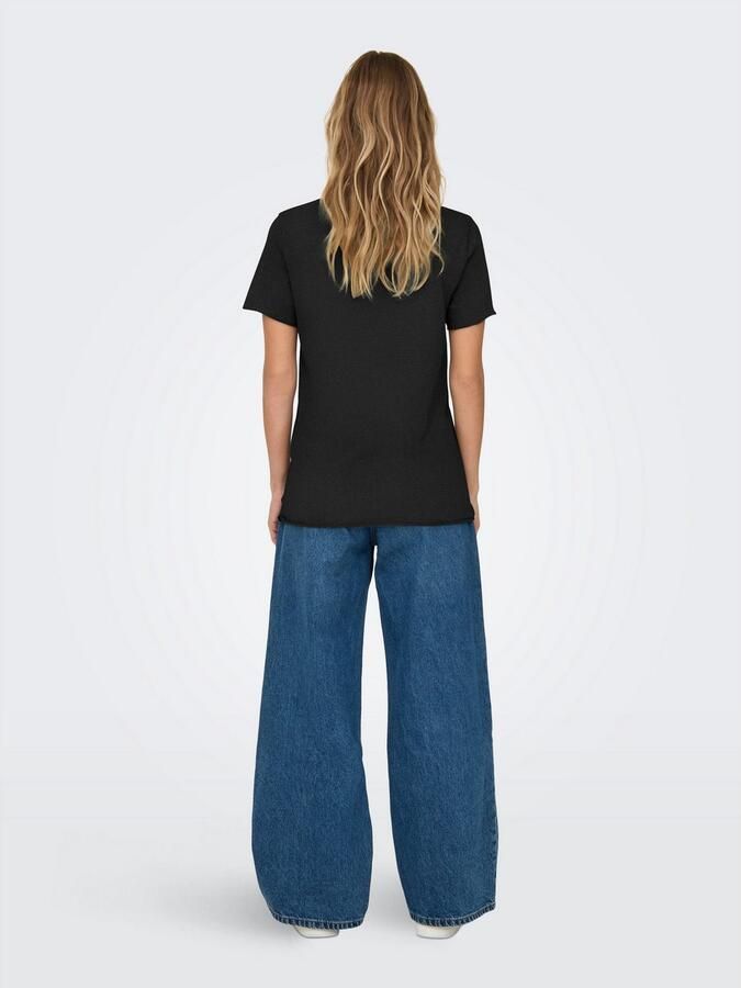 Only Shirt met ronde hals ONLLUCY REG S S TOP JRS NOOS - Foto 2