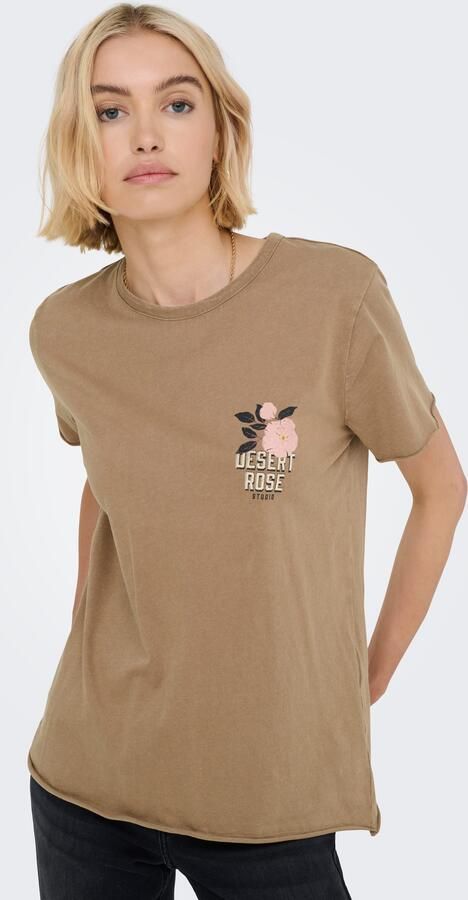 Only Shirt met ronde hals ONLLUCY REG S S TOP JRS NOOS - Foto 6