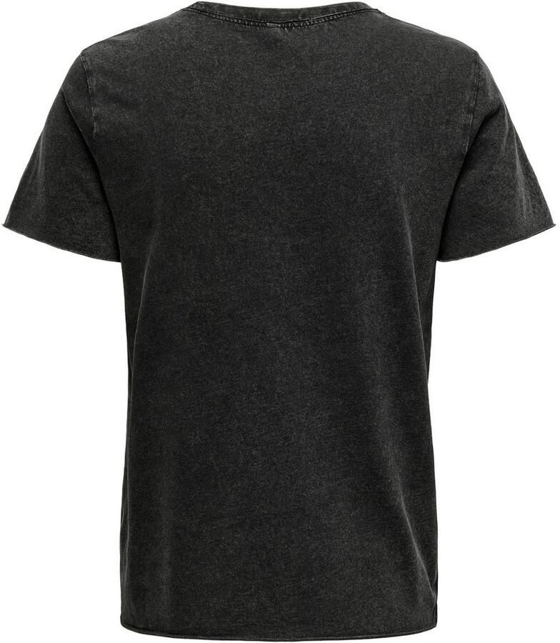 Only Regular fit T-shirt van zuivere katoen met motiefprint model 'LUCY LIFE' - Foto 2