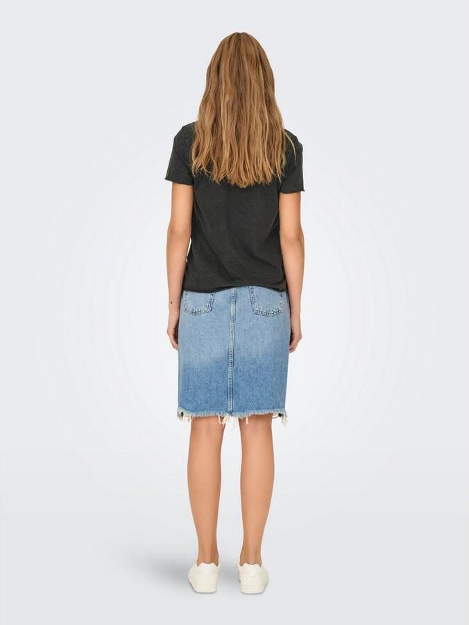 Only Regular fit T-shirt van zuivere katoen met motiefprint model 'LUCY LIFE' - Foto 5