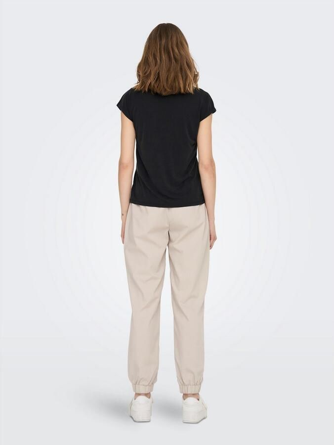 Only Shirt met V-hals ONLFREE S S MOD.V-NECK TOP JRS NOOS - Foto 4