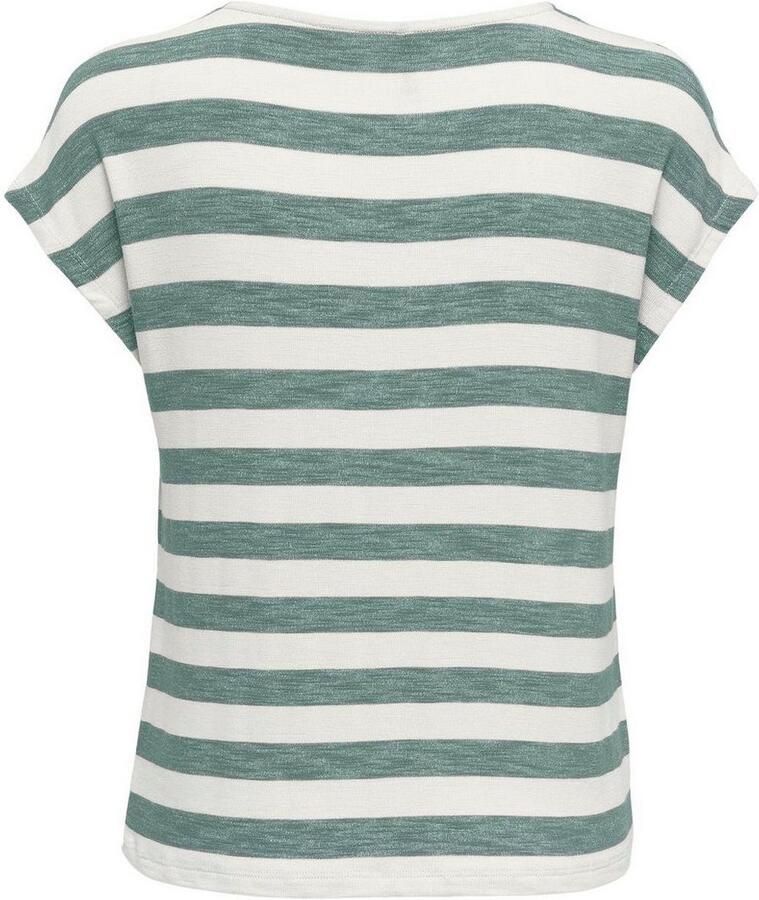 Only Relaxed-fit T-shirt in fijn gebreide viscosemix model 'LIRA LIFE'