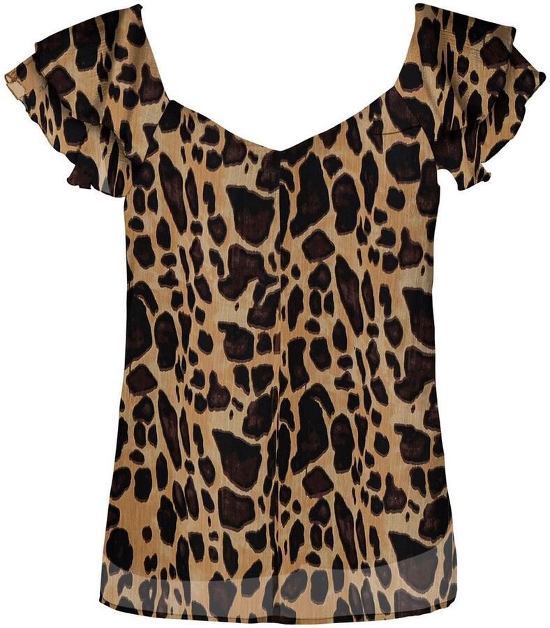 Only Shirt ONLASTA LIFE CAPSLEEVE V-NECK TOP PTM - Foto 2