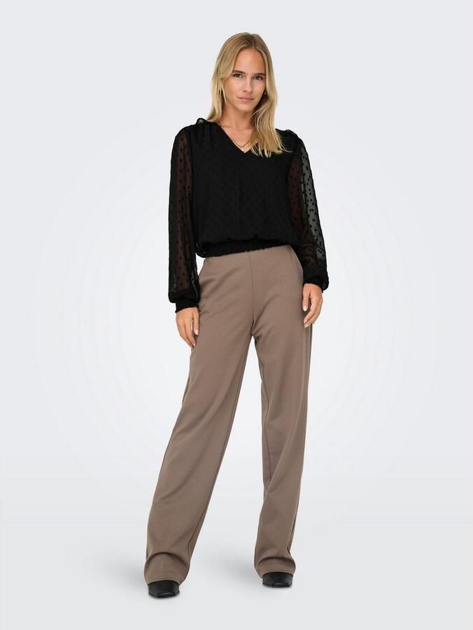 Only Shirt ONLELMIRA LIFE NEW DOBBY L S TOP WVN - Foto 4