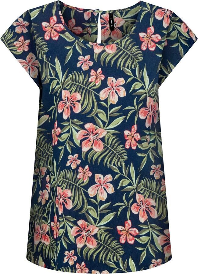 Only Regular fit T-shirt met druppelvormig rugdecolleté model 'NOVA' - Foto 2