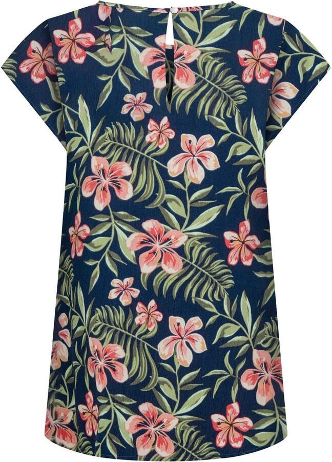 Only Regular fit T-shirt met druppelvormig rugdecolleté model 'NOVA'