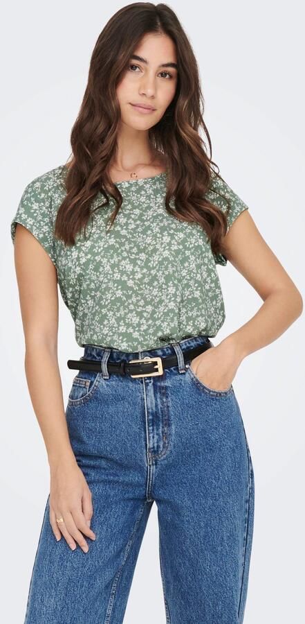 Only Relaxed fit blousetop van crêpe-kwaliteit model 'VIC' - Foto 6