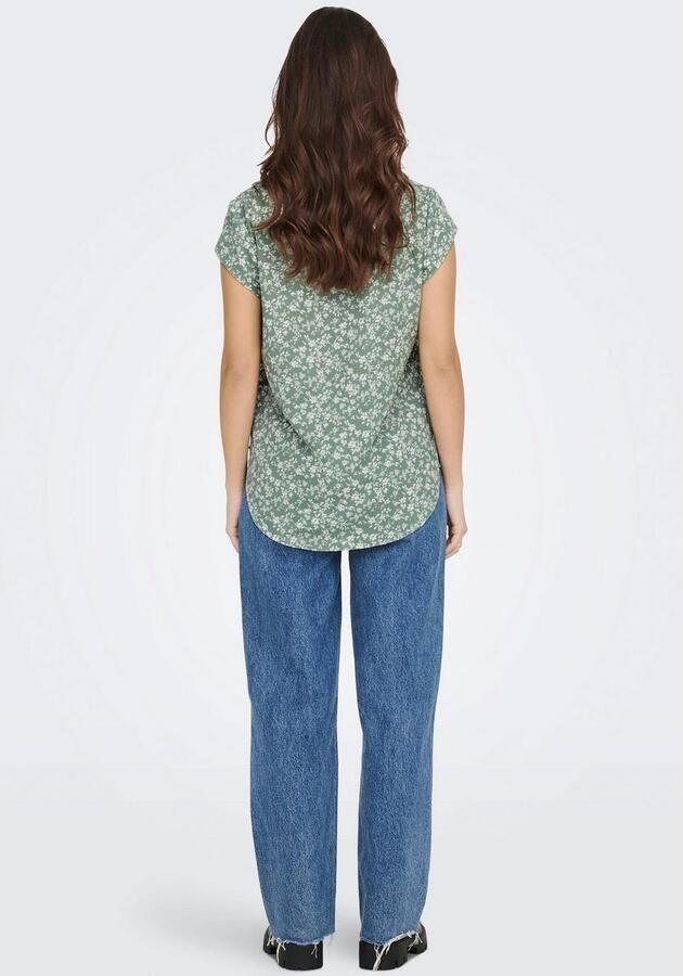 Only Relaxed fit blousetop van crêpe-kwaliteit model 'VIC' - Foto 5