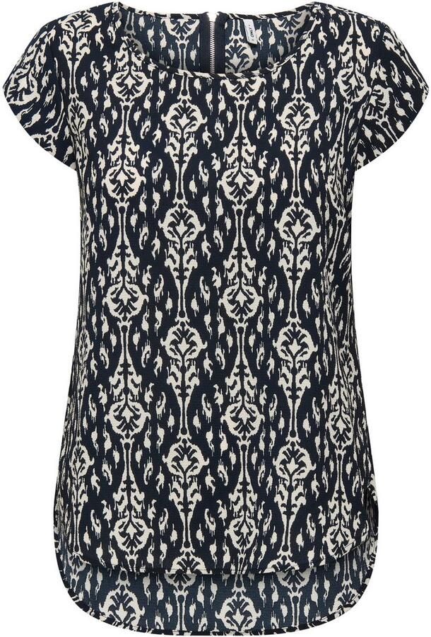 Only Relaxed fit blousetop van crêpe-kwaliteit model 'VIC' - Foto 5