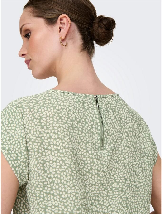 Only Relaxed fit blouseshirt in crêpe-uitvoering Model 'VIC' - Foto 5