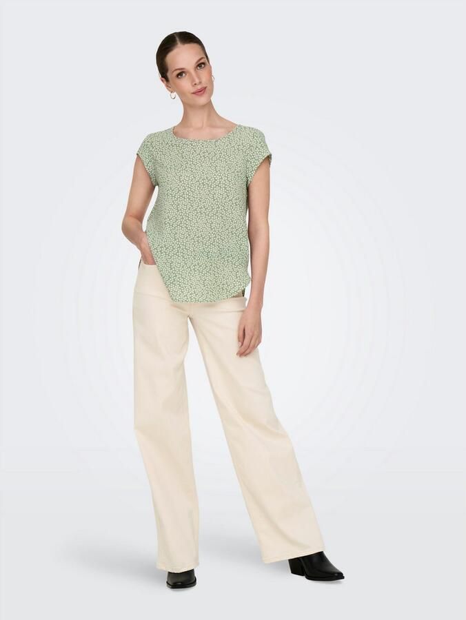 Only Relaxed fit blouseshirt in crêpe-uitvoering Model 'VIC' - Foto 6