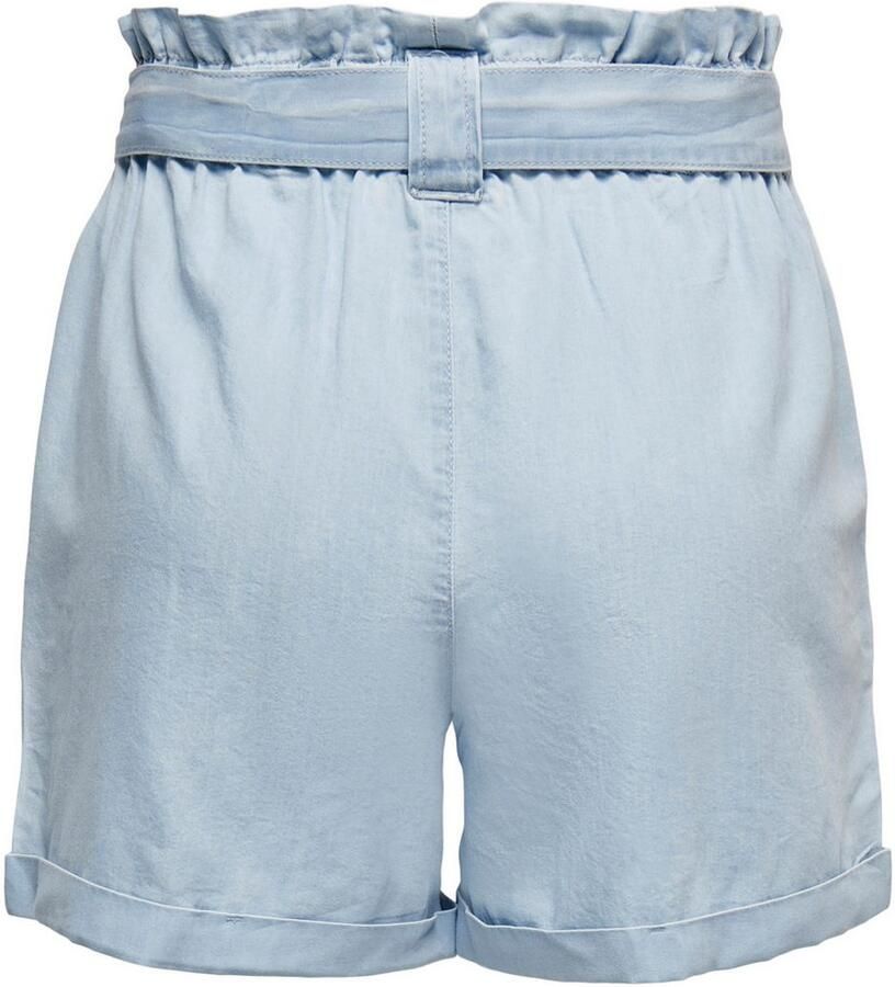 Only Loose fit high waist korte broek met strikceintuur model 'BEA SMILLA' - Foto 2