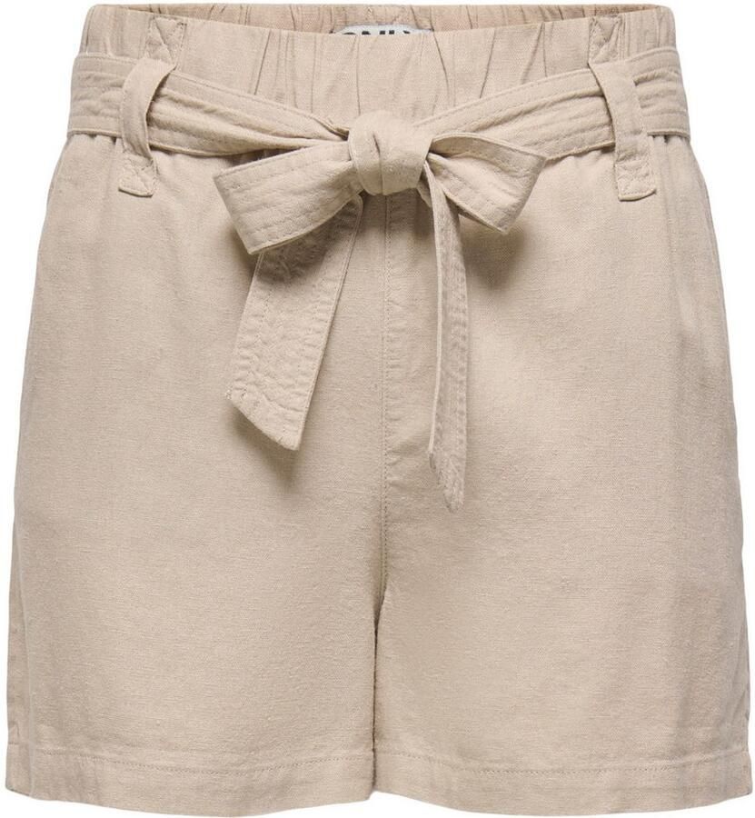 Only Short ONLCARO HW LINEN BL BELT SHORTS CC PNT