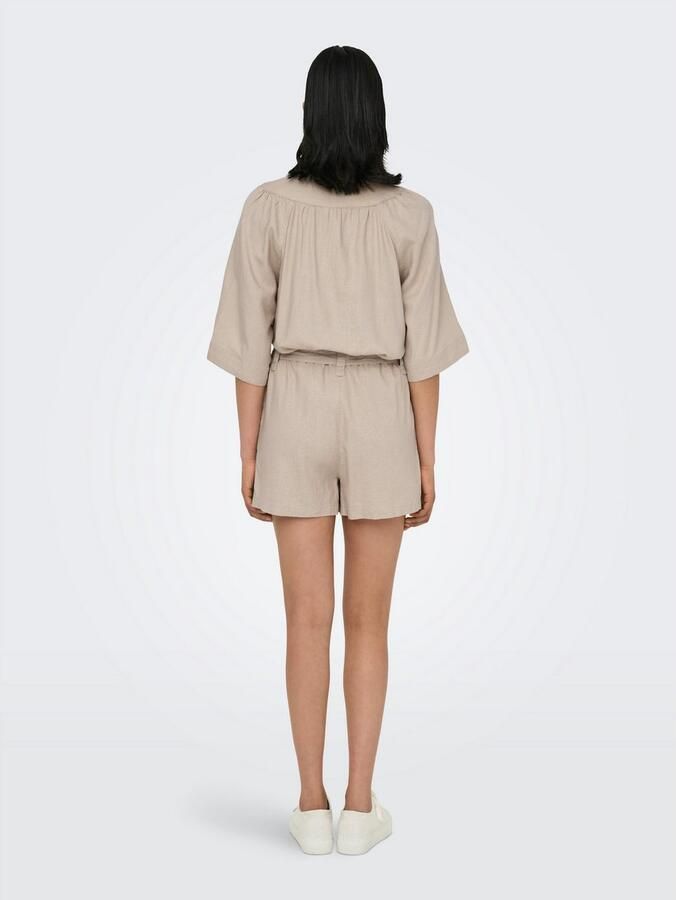 Only Short ONLCARO HW LINEN BL BELT SHORTS CC PNT - Foto 5