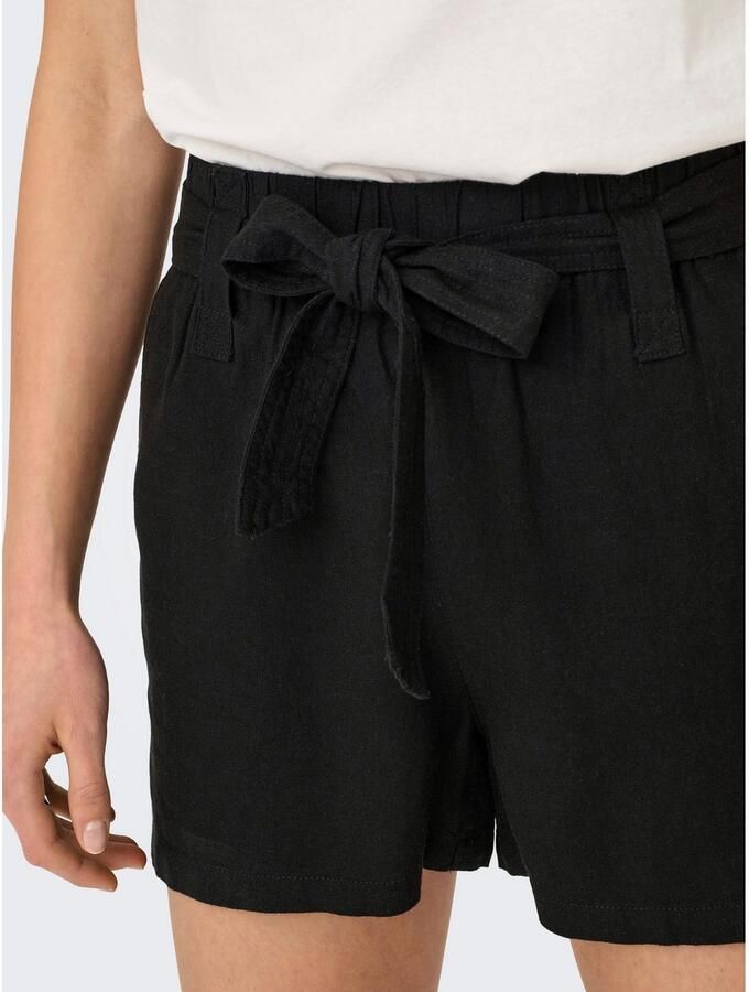 Only Short ONLCARO HW LINEN BL BELT SHORTS CC PNT - Foto 3