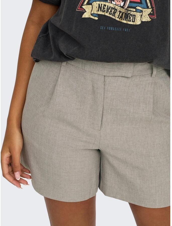 Only Short ONLLINDA – Shorts met hoge taille en wijde pijpen - Foto 2