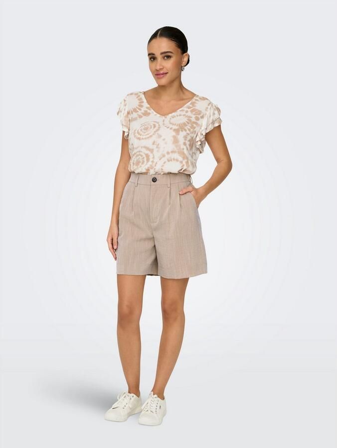 ONLY regular waist casual short beige - Foto 4