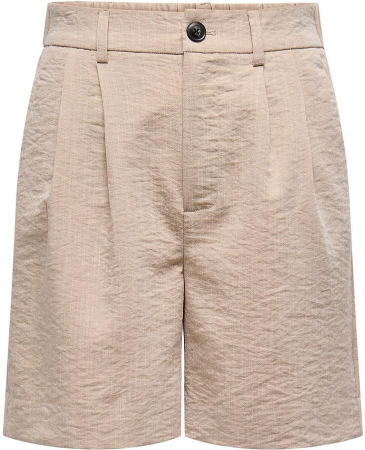 ONLY regular waist casual short beige