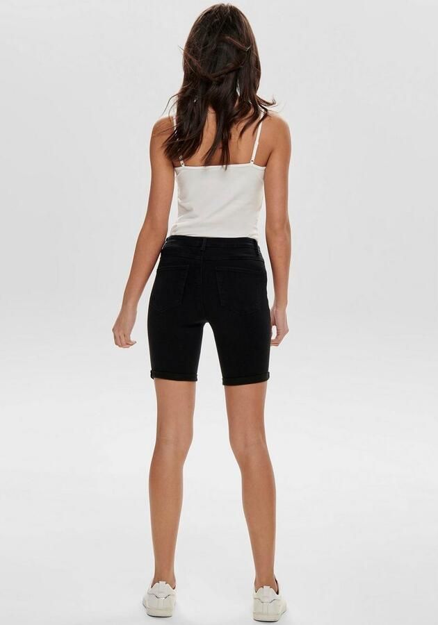 Only Short ONLRAIN – Shorts met push-up-effect en omslagzoom - Foto 4