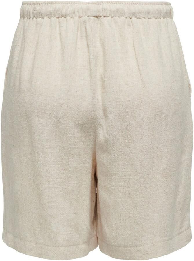 Only Short ONLSIESTA MW PULL-UP LIN BL SHORTS NOOS loose fit jersey viscosemix elastische band effen - Foto 7