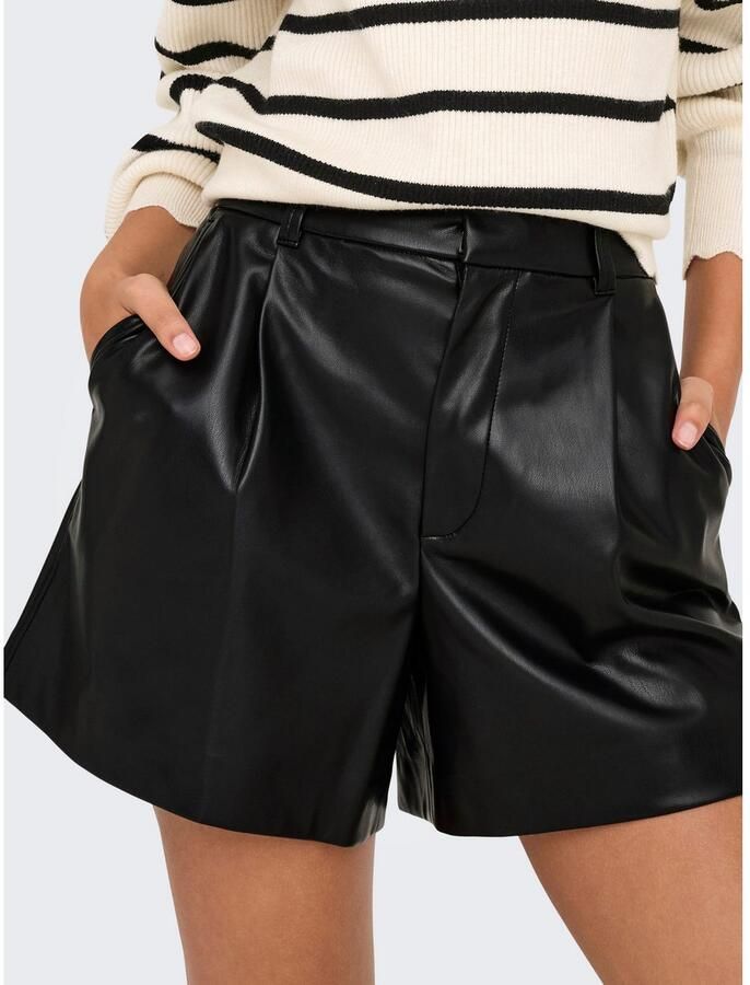 Only Short ONLSMOOTH HW FAUX LEA SHORTS CC PNT - Foto 2