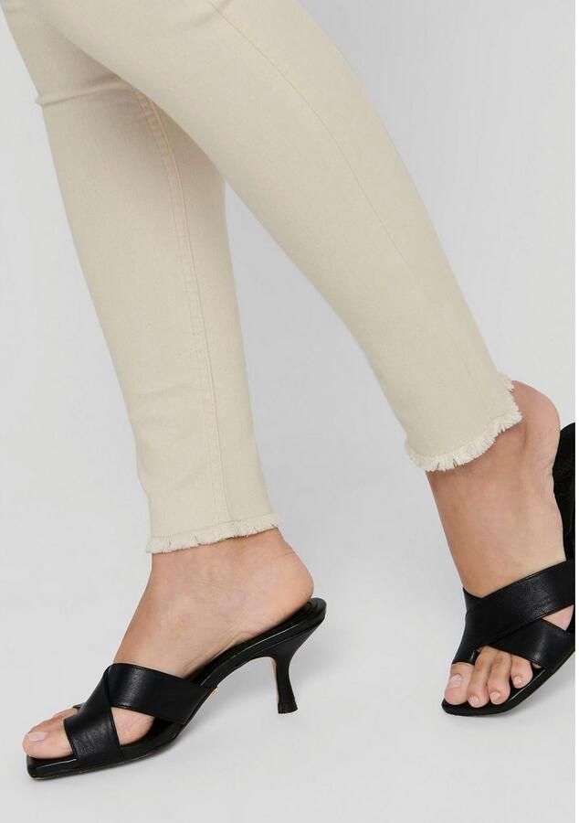 Only Skinny fit mid waist jeans met stretch model 'Blush' - Foto 7