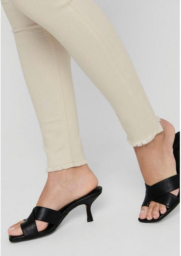 Only Skinny fit mid waist jeans met stretch model 'Blush' - Foto 6