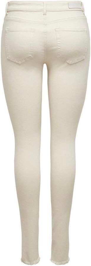 Only Skinny fit mid waist jeans met stretch model 'Blush' - Foto 9