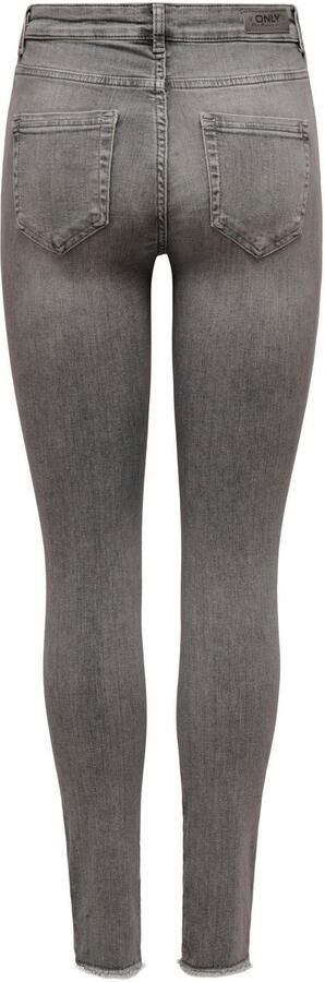 Only Skinny fit jeans ONLBLUSH MID SK AK RW DST DNM REA724NOOS met destroyed-effect - Foto 6