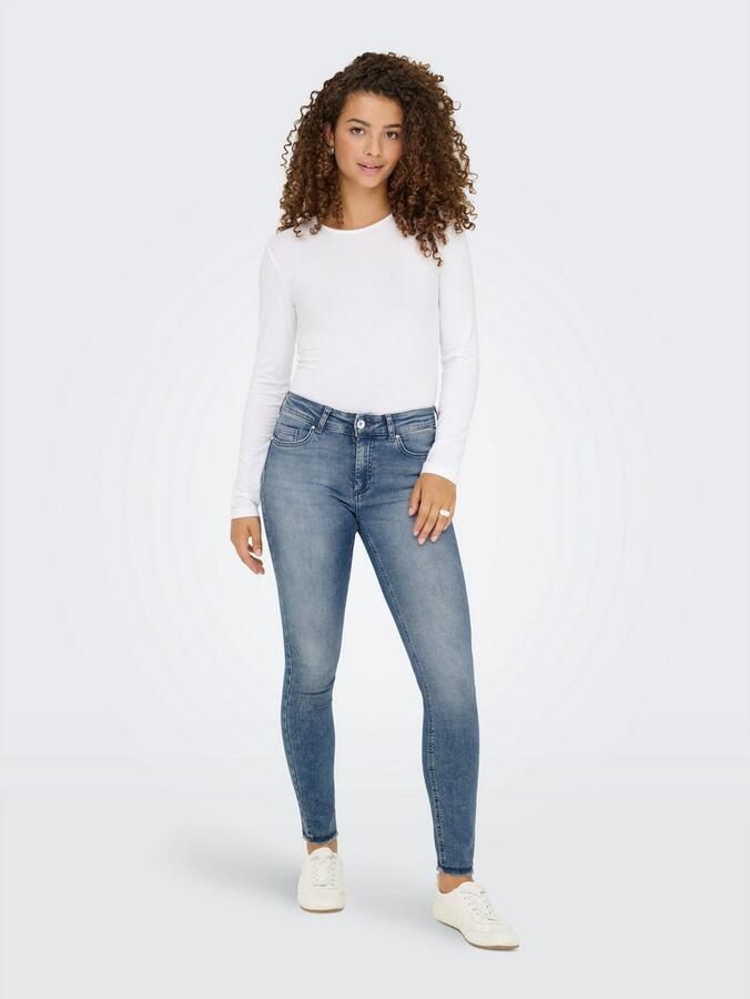 Only Skinny fit jeans ONLBLUSH MID SK ANK RW DNM REA158 - Foto 3