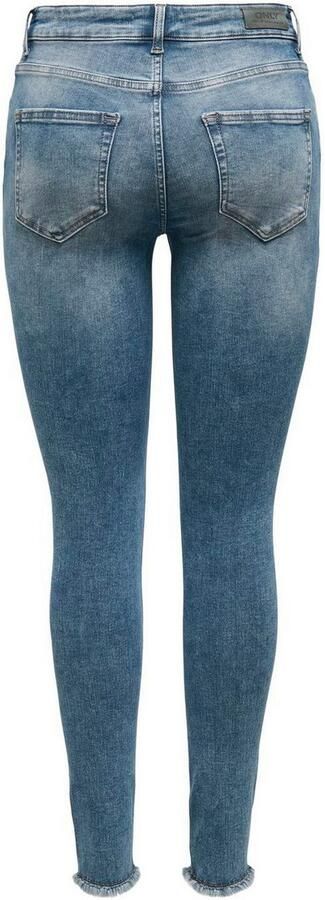 Only Skinny fit jeans van katoenmix met pijpen met franjes model 'BLUSH' - Foto 7