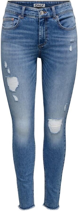 Only Skinny fit jeans ONLBLUSH MID WAIST ANK RW SKINNY DES DNM - Foto 7
