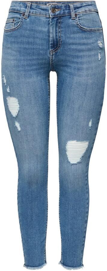 Only Skinny fit jeans ONLBLUSH MID WAIST ANK RW SKINNY DES DNM - Foto 5
