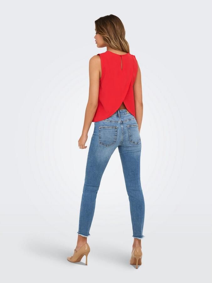 Only Skinny fit jeans ONLBLUSH MID WAIST ANK RW SKINNY DES DNM - Foto 3