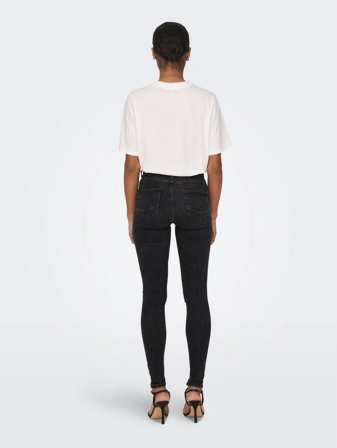 ONLY push-up skinny jeans ONLPOWER medium grey denim - Foto 4