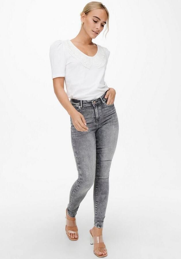 Only Skinny fit jeans ONLPOWER MID PUSH UP SK AZG937 - Foto 6