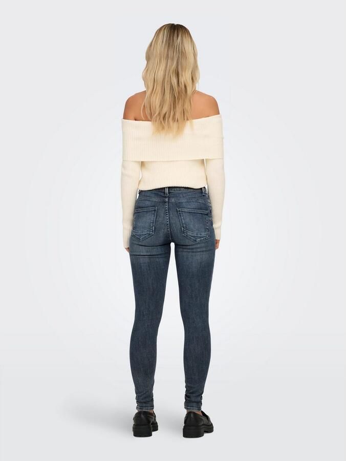 Only Skinny fit jeans ONLPOWER MID PUSH UP SK DNM TAI886 - Foto 4