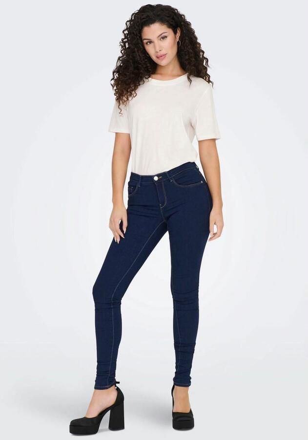 Only skinny fit jeans van viscosemix model 'Rain' - Foto 5