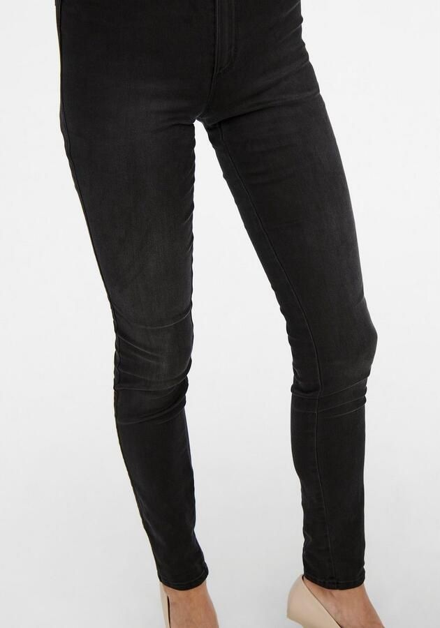ONLY high waist skinny jeans ONLROYAL black denim regular - Foto 4