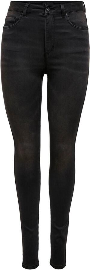 ONLY high waist skinny jeans ONLROYAL black denim regular - Foto 6