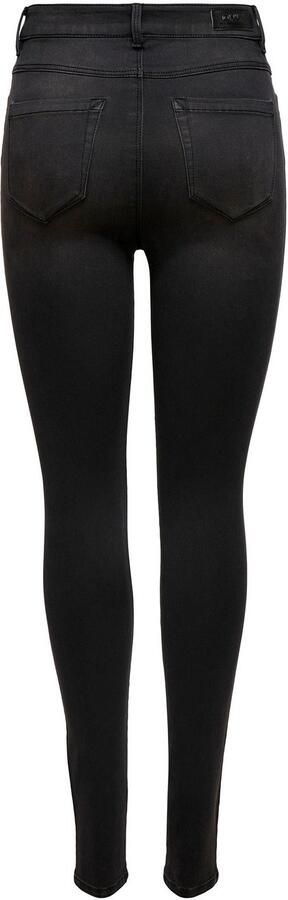 ONLY high waist skinny jeans ONLROYAL black denim regular - Foto 7