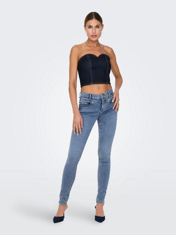 Only Skinny fit jeans ONLROYAL REG DB FYOKE SK DNM PIM - Foto 4