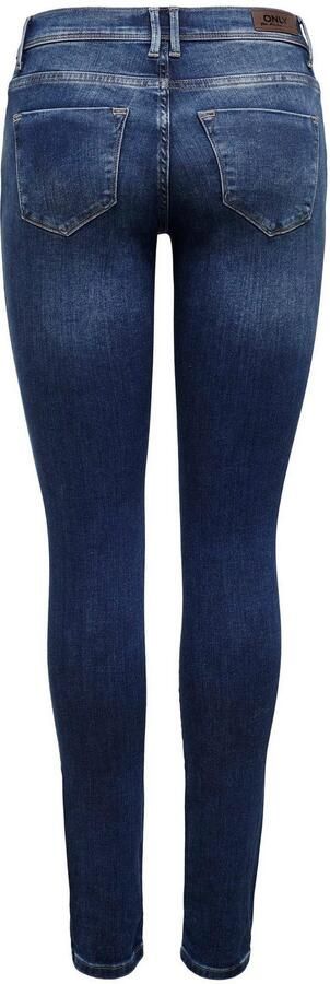 ONLY high waist skinny jeans ONLSHAPE dark blue denim - Foto 10