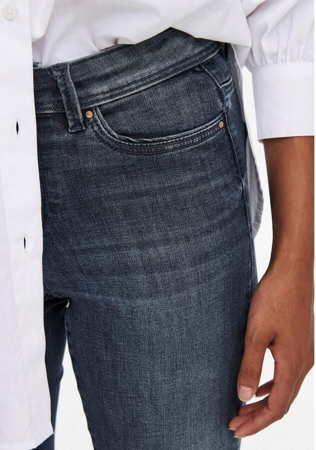 Only Blauwe effen jeans met ritssluiting en knoopsluiting Blue Dames - Foto 2